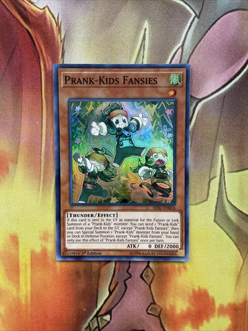 HISU-EN014 Prank-Kids Fansies Super Rare 1st Edition Mint YuGiOh Card