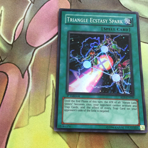 RDS-EN039 Yugioh Triangle Ecstasy Spark Super Rare 1st Edition New