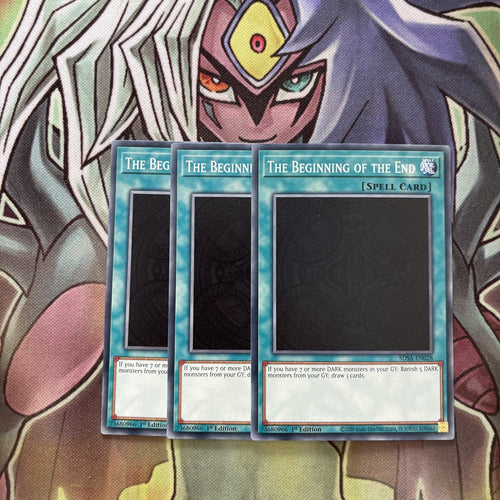 SDSA-EN028 x3 The Beginning of the End Common Excellent Condition Yugioh
