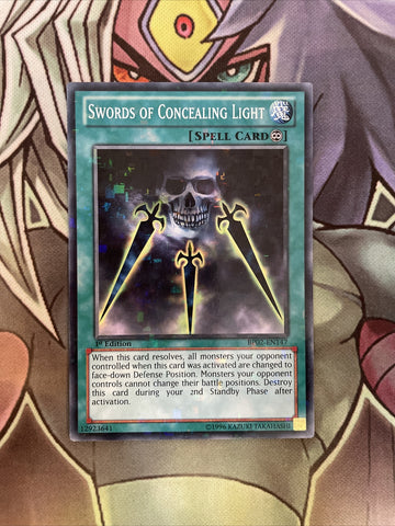 BP02-EN147 Swords Of Concealing Light Mosaic 1st Edition NM Yugioh