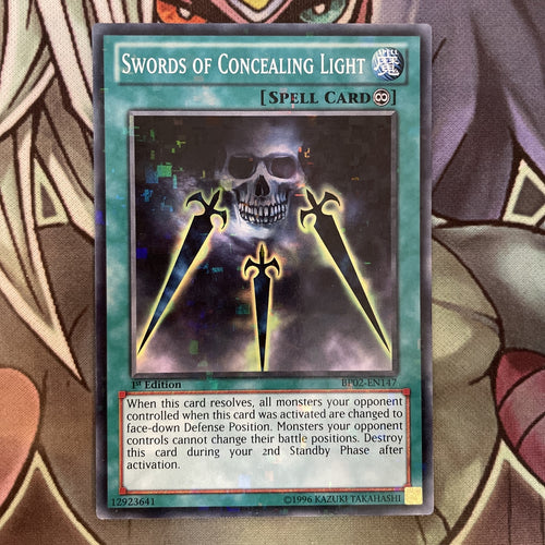 BP02-EN147 Swords Of Concealing Light Mosaic 1st Edition NM Yugioh