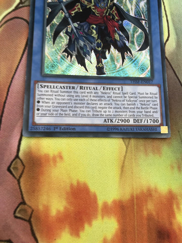 THSF-EN017 Nekroz Of Valkyrus - 1st Edition - Secret - Yugioh (back)