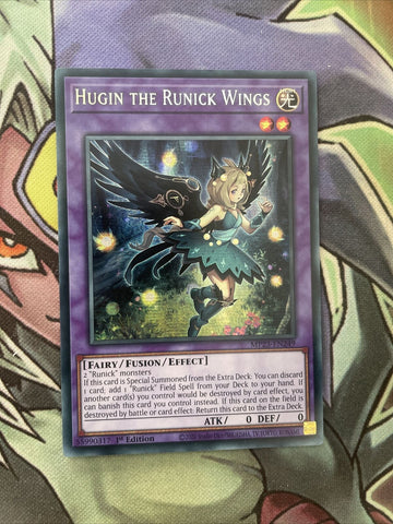 MP23-EN249 Hugin The Runick Wings Secret Rare 1st Edition NM Yugioh Card