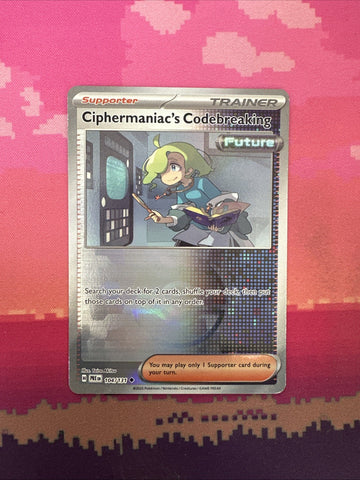 Pokemon Card Ciphermaniac's Codebreaking PokeBall Holo 104/131 Near Mint