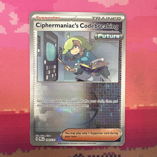 Pokemon Card Ciphermaniac's Codebreaking PokeBall Holo 104/131 Near Mint