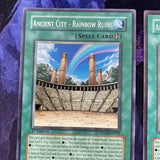 FOTB-EN045 x3 Ancient City - Rainbow Ruins Unlimited Edition Rare Yugioh Card