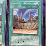 FOTB-EN045 x3 Ancient City - Rainbow Ruins Unlimited Edition Rare Yugioh Card
