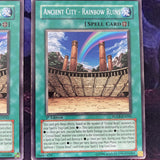 FOTB-EN045 x3 Ancient City - Rainbow Ruins Unlimited Edition Rare Yugioh Card