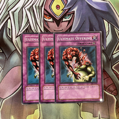 SDK-E046 x3 Ultimate Offering Common Excellent Condition Yugioh