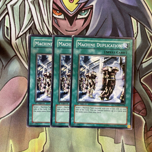 SD10-EN029 x3 Machine Duplication Common Excellent Condition Yugioh