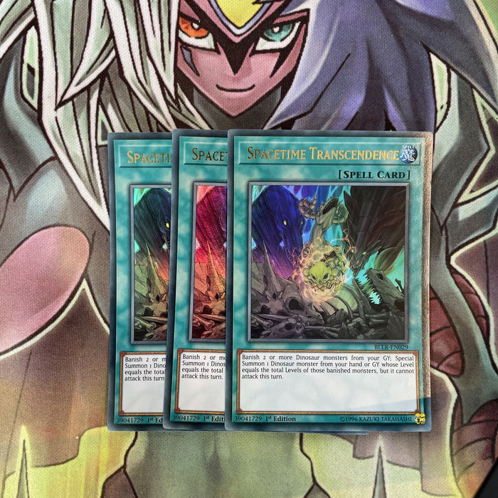 BLLR-EN029 x3 Spacetime Transcendence Ultra Rare Excellent Condition Yugioh