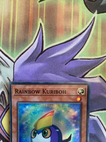 AC19-EN010 Rainbow Kuriboh Super Rare 1st Edition NM Yugioh Card (back)