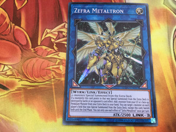 EXFO-EN097 Zefra Metaltron Super Rare unl Edition Mint YuGiOh Card