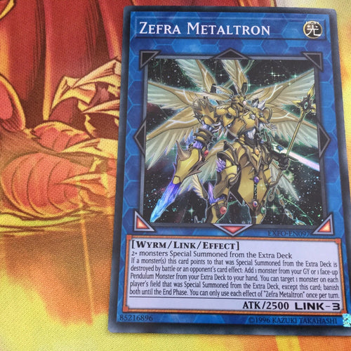 EXFO-EN097 Zefra Metaltron Super Rare unl Edition Mint YuGiOh Card