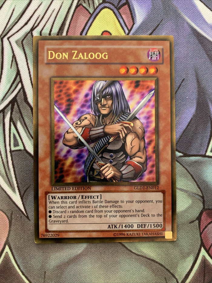 GLD1-EN012 Don Zaloog Gold Rare Limited Edition NM Yugioh Card