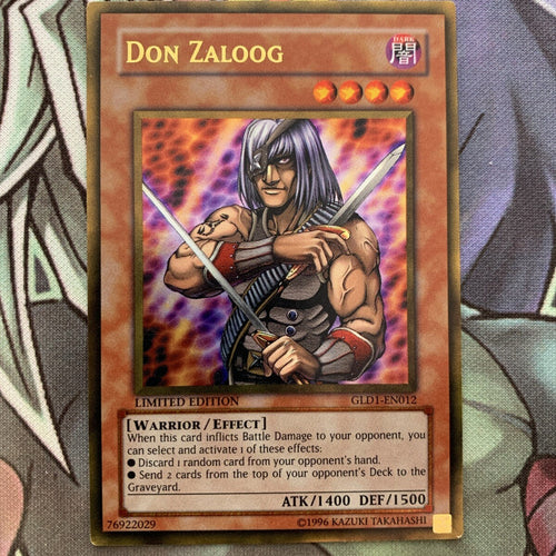 GLD1-EN012 Don Zaloog Gold Rare Limited Edition NM Yugioh Card