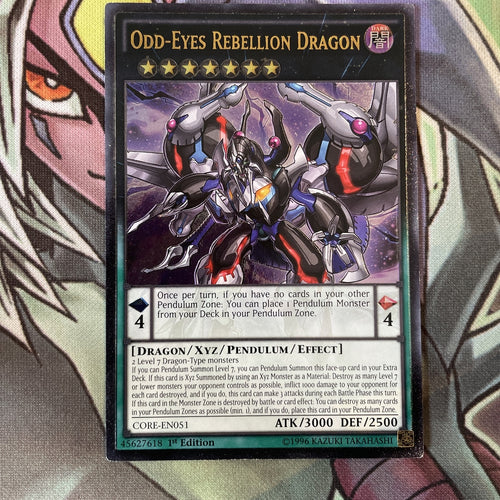 CORE-EN051 Odd-Eyes Rebellion Dragon Ultimate Rare 1st Edition NM Yugioh Card