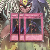 MFC-098 x3 Exhausting Spell Common Excellent Condition Yugioh