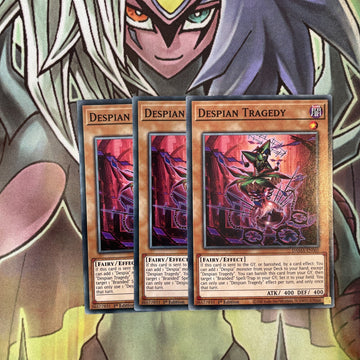 DAMA-EN005 x3 Despian Tragedy Common Excellent Condition Yugioh