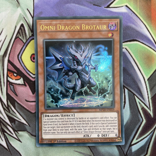 MP20-EN059 Omni Dragon Brotaur Ultra Rare 1st Edition NM Yugioh Card
