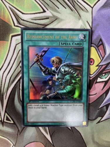 LCJW-EN286 Reinforcement Of The Army Ultra Rare 1st Edition NM Yugioh Card