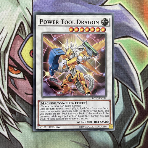 LC5D-EN236 Power Tool Dragon Common 1st Edition NM Yugioh Card