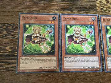 EXVC-EN023 3 x Esper Girl YuGiOh (back)