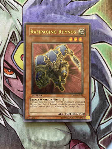 CDIP-EN031 Rampaging Rhynos Ultimate Rare 1st Edition Near Mint Yugioh Card