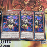 DRL3-EN007 x3 THE BLAZING MARS YUGIOH CARDS