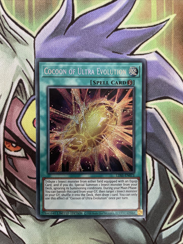 LDS1-EN073 Cocoon Of Ultra Evolution Secret Rare 1st Edition NM Yugioh Card
