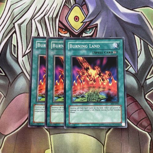 PSV-E061 x23 Burning Land Common Excellent Condition Yugioh