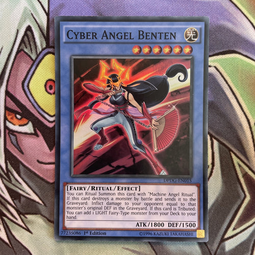 DPDG-EN015 Cyber Angel Benten Super Rare 1st Edition NM Yugioh Card