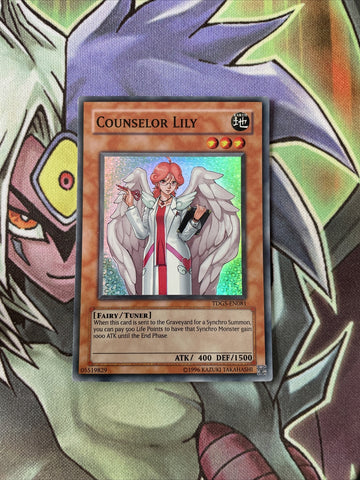 TDGS-EN081 Counselor Lily Super Rare UNL Edition NM Yugioh Card