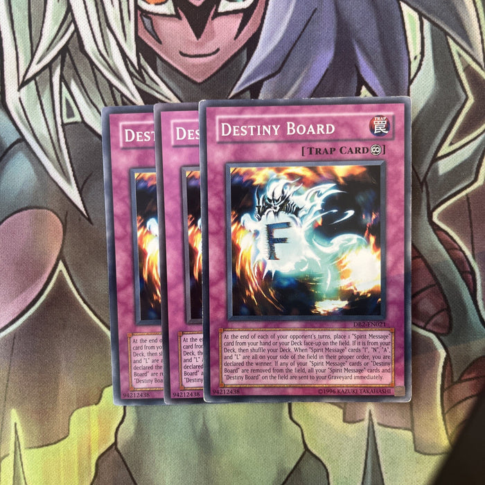 DB2-EN021 x3 Destiny Board Common Excellent Condition Yugioh