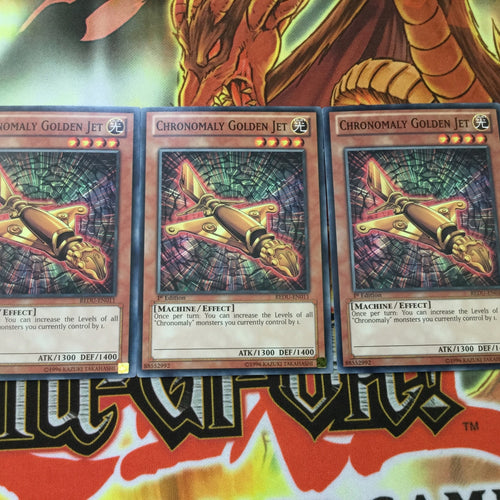 REDU-EN011 Yugioh 3x Chronomaly Golden Jet (NM)