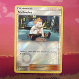 Pokemon Card Sophocles Shining Legends Reverse Holo 65/73 Near Mint
