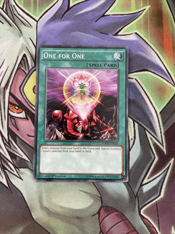 SDPD-EN028 One For One Common 1st Edition NM Yugioh Card