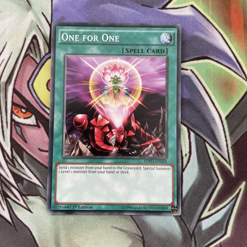 SDPD-EN028 One For One Common 1st Edition NM Yugioh Card