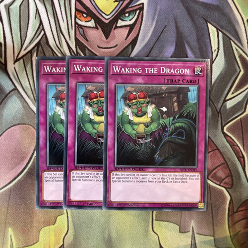 SBTK-EN045 x3 Waking the Dragon Common Excellent Condition Yugioh