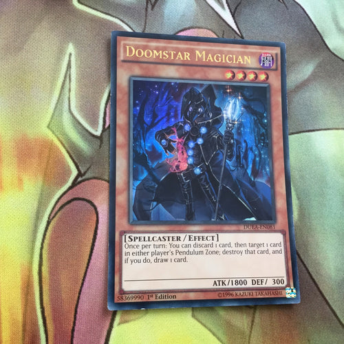 Doomstar Magician DUEA-EN081 Ultra Rare 1st Edition Yugioh