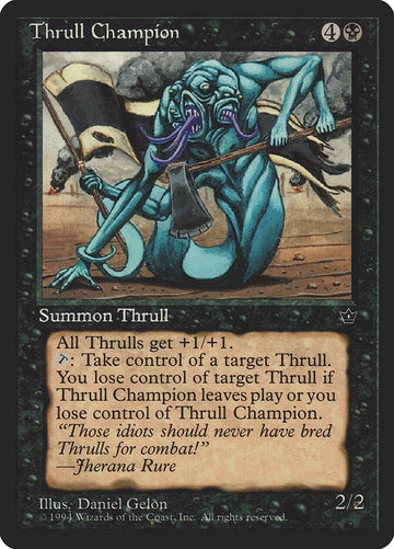 Thrull Champion - Fallen Empires Excellent Magic MTG