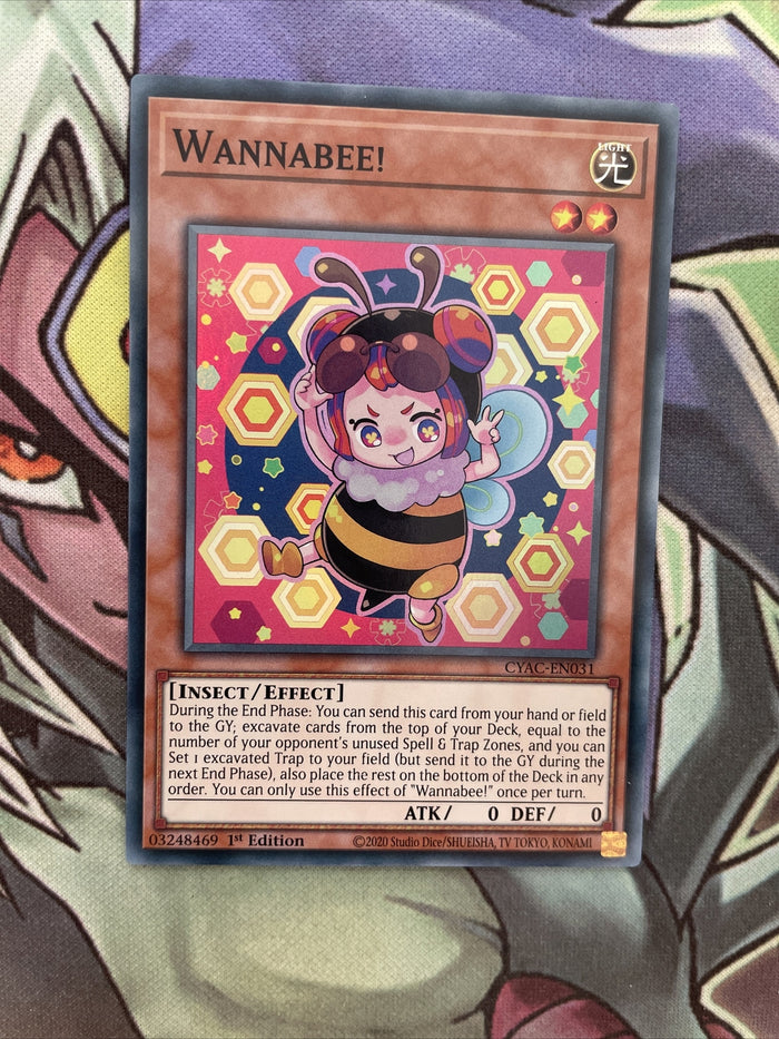 CYAC-EN031 Wannabee! Super Rare 1st Edition NM Yugioh Card