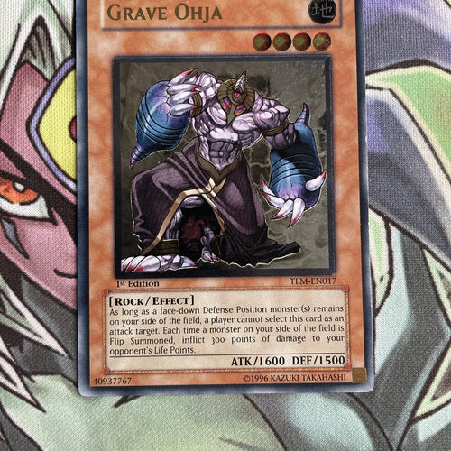 TLM-EN017 Grave Ohja Ultimate Rare 1st Edition NM Yugioh Card