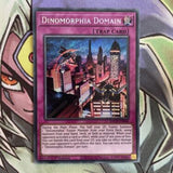 BACH-EN068 Dinomorphia Domain Secret Rare 1st Edition NM Yugioh Card