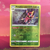 Pokemon Card Ariados Silver Tempest Reverse Holo Rare 004/195 NM