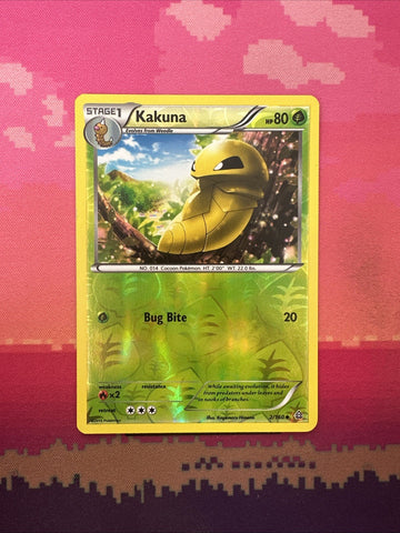 Pokemon Card Kakuna Primal Clash Reverse Holo  2/160 Near Mint