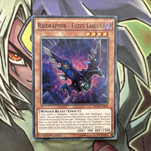 MP16-EN058 Raidraptor - Fuzzy Lanius Common 1st Edition NM Yugioh Card
