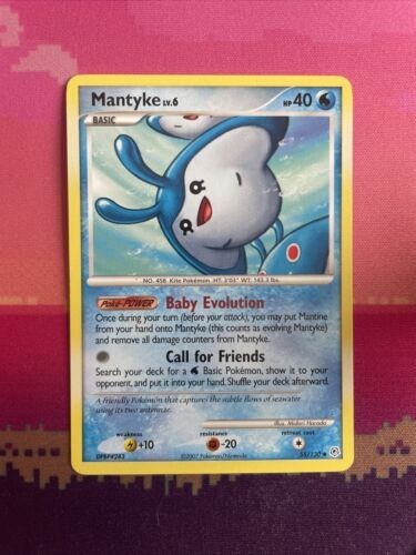 Pokemon Card Mantyke Diamond & Pearl Uncommon 55/130 Near Mint