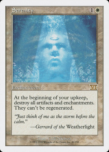 Serenity - Sixth Edition Excellent Magic MTG