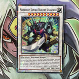 SP15-EN034 Superheavy Samurai Warlord Susanowo Shatterfoil 1st Edition Yugioh